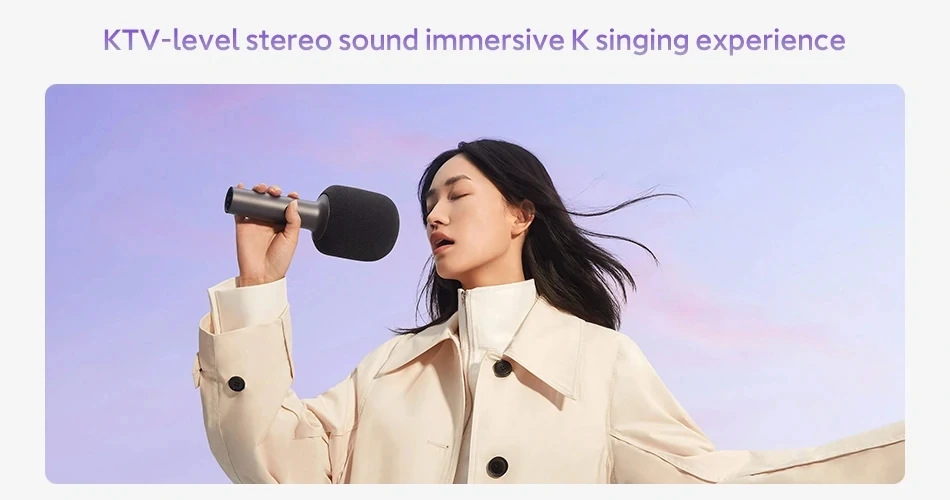 Orignal Xiaomi MIJIA K-song Microphone KTV-level Stereo Sound Effect|Can Double Duet 9 Kinds Of Interesting Sound Effects Newest2022 Original Xiaomi MIJIA K-song Microphone KTV-level Stereo Sound Effect|Can Double Duet 9 Kinds Of Interesting Sound Effects
