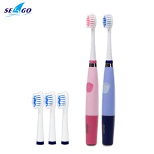 SEAGO sg-915 электрическая ультра звуковая зубная щетка на батарейках, гигиена полости рта, уход за зубами