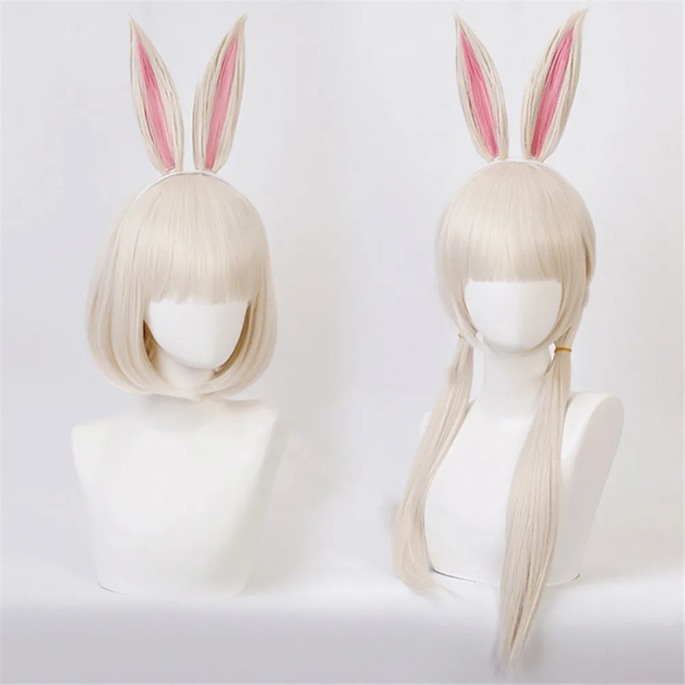 Anime-BEASTARS-Haru-Wig-Rabbit-Cosplay-Costume-Synthetic-Hair-Party-Cosplay-Wigs