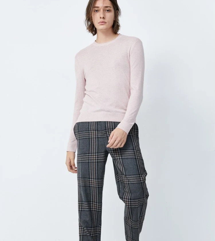 JackJones мужской цветной удобный свитер из ткани с круглым вырезом 219324522