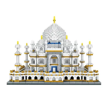 

Micro Small Particles of Diamond Building Blocks Adult Educational Toy 9914 Taj Mahal Architecture Model