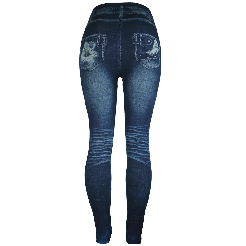 Женские джинсовые леггинсы, джинсы, модные рваные штаны с высокой талией, эластичные, пуш-ап, сексуальные женские леггинсы# H