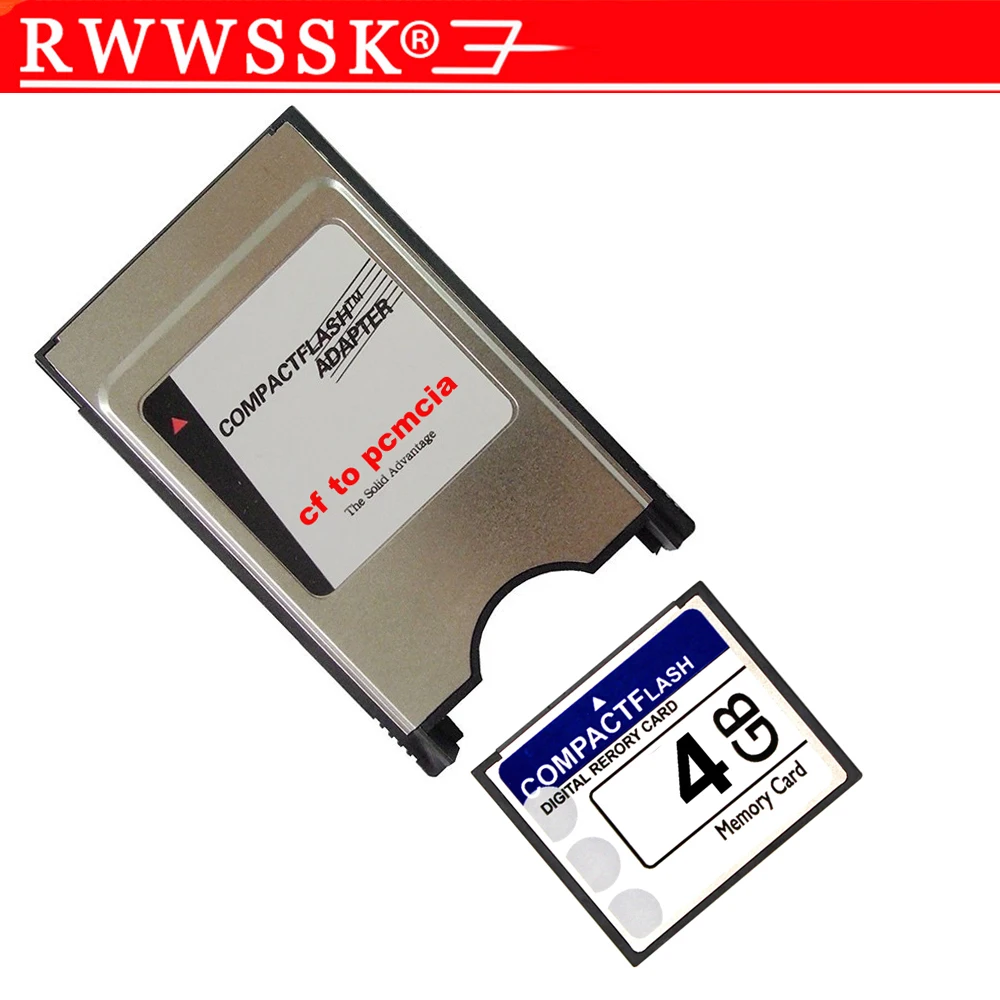 Compact Flash Cf Card+pcmcia Adapter 128mb 256mb 1gb 4gb 8gb 16gb 32gb 64gb Memory Card For Machine Tool Mercedes-benz - Memory Cards - AliExpress