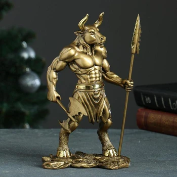 

Figure "Minotaur" gold, 13.5x9x23cm 5138066