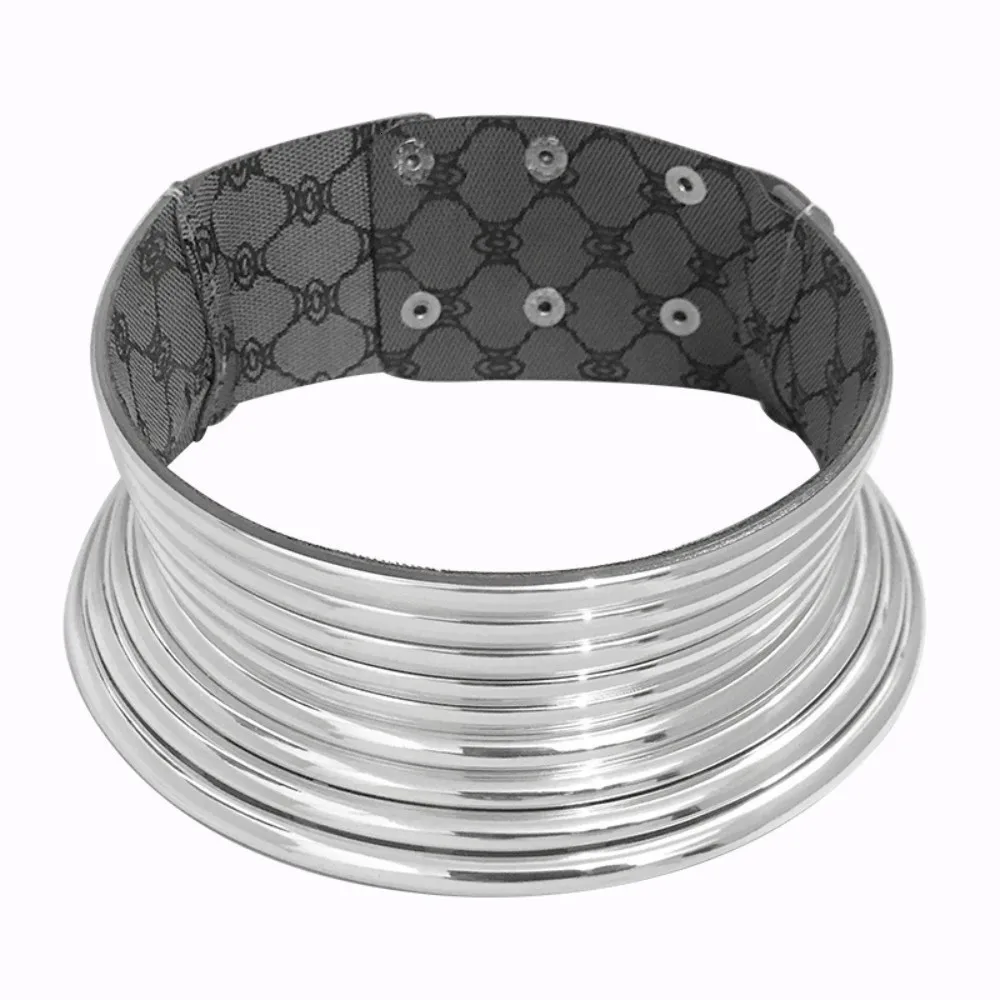 Fashion Exaggerate Punk Choker Ethnic Statement Necklace For Women Multi-layer Metal Chocker Necklace Jewelry Accessories