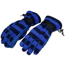 Женские Мужские Зимние теплые велосипедные лыжные перчатки для катания на лыжах на открытом воздухе, для кемпинга, для зимних видов спорта, водонепроницаемые, противоскользящие, уличные перчатки