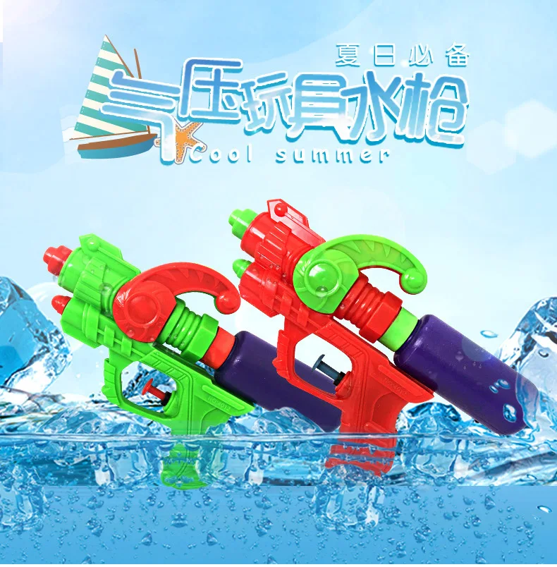 Детская игрушка для игры на пляже, водный пистолет 17 см, водяной пистолет, ультра-дальний рафтинг, водный пистолет, живописная зона, стойло