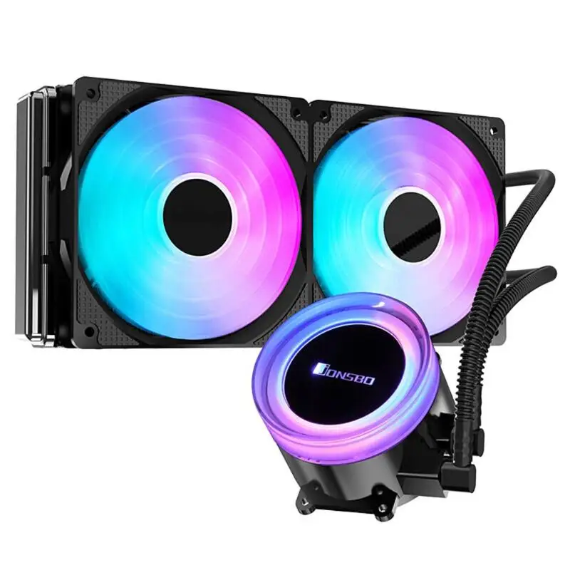 

JONSBO TW2-240 CPU Cooler RGB CPU Fan 4Pin PWM DC 12V Water Cooling System Integrated Liquid Radiator Heatsink