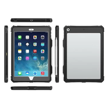

for iPad 10.2 Case Waterproof Dual Layer PC+TPU Cover Dustproof Tablet Protective Shell for iPad 10.2 Case Underwater