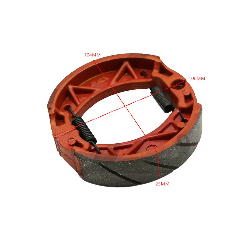 Motorcycle Rear Drum Brake Shoe Set For YAMAHA XT225 TW200 TW225 XT TW 225 200 Parts Brake Shoes