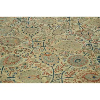 

300x376 Cm Beige Handmade Oushak Rug-10x12 Ft
