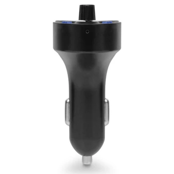 

Bluetooth Car Audio Receiver and FM Transmitter with Mic for Hands-Free Calls