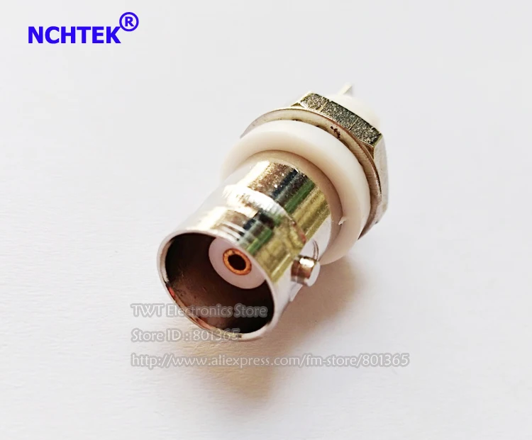 

NCHTEK BNC Jack припоя на панели крепежные разъемы, BNC Female/Бесплатная доставка/20 шт