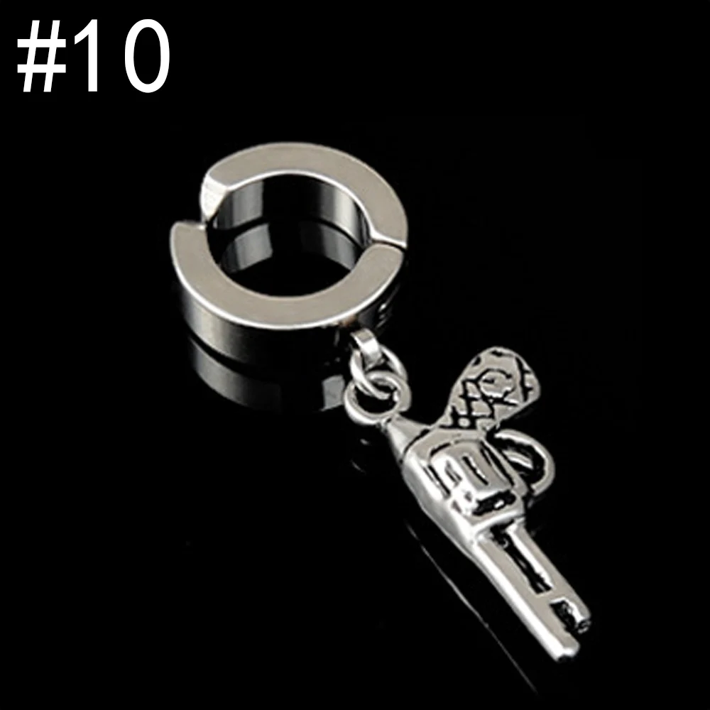 10 1 пара ушных манжет, клипсы, серьги без пирсинга, манжета без пирсинга, серьги без отверстий, модное ювелирное изделие - Окраска металла: 10