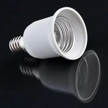 

ICOCO 1pcs E14 to E27 Extend Base LED CFL Light Bulb Lamp Adapter Converter Screw Socket Wonderful Gift Stock Offer