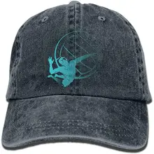 Бейсбольная кепка из окрашенной джинсовой ткани для пляжного волейбола для взрослых, регулируемая бейсболка