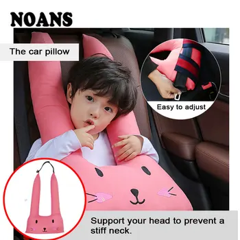 

For BMW e46 e39 e36 Audi a4 b6 a3 a6 c5 Renault duster Lada granta Car child seat belt cartoon shoulder sleeping neck pillow