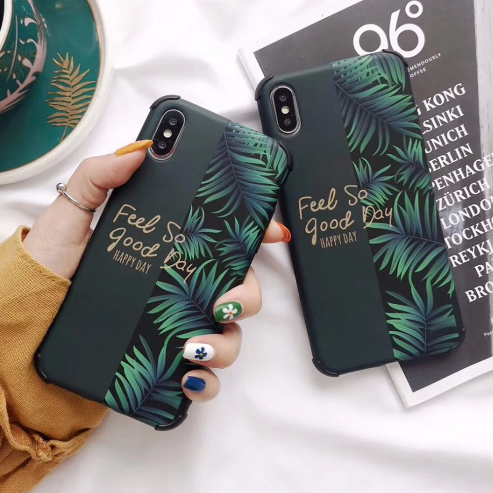 Винтажный чехол LOVECOM с банановым листом для телефона iPhone 11 Pro Max XR XS 7 8 Plus X