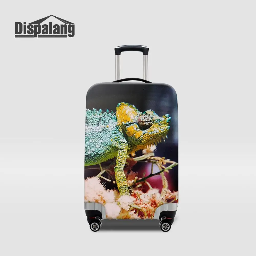Dispalang, Эластичный Защитный чехол для багажа, индивидуальный дизайн, чехол ящерица для костюма, чехол из эластичного спандекса, чехол для путешествий, 4 размера, для 18-32 - Цвет: Luggage Cover15