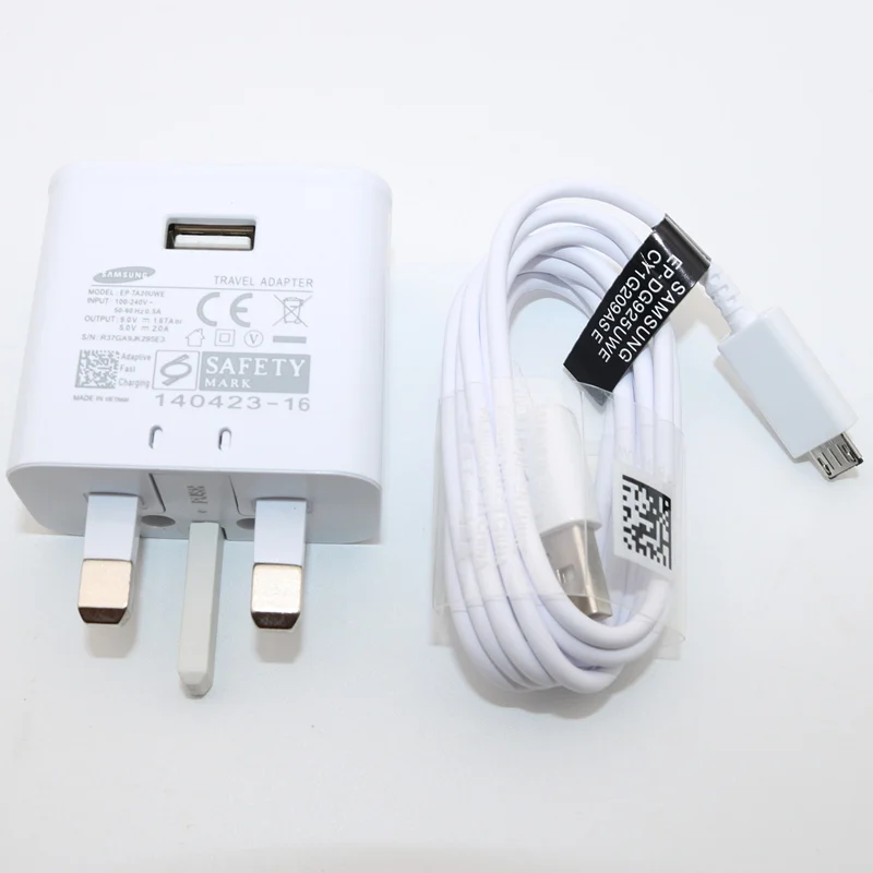 Быстрая зарядка Адаптивное быстрое зарядное устройство USB портативное зарядное устройство для samsung S4 S6 S7 Edge A10 J7 J8 htc One E9 LG G4 MOTO G3 E4 - Тип штекера: UK Add 150cm Cable