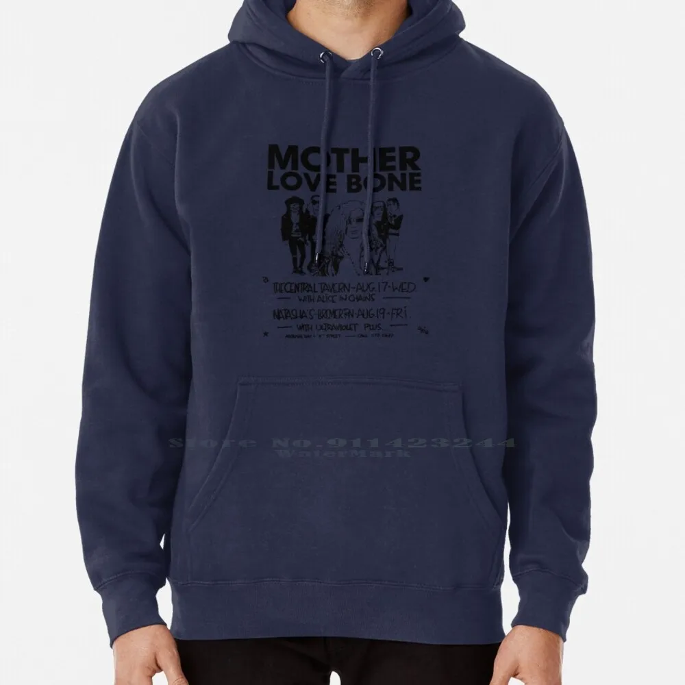

Mother Love Bone Hoodie Sweater 6xl Cotton Grunge Mother Love Bone Band Sound Garden Metal Women Teenage Big Size Pullover
