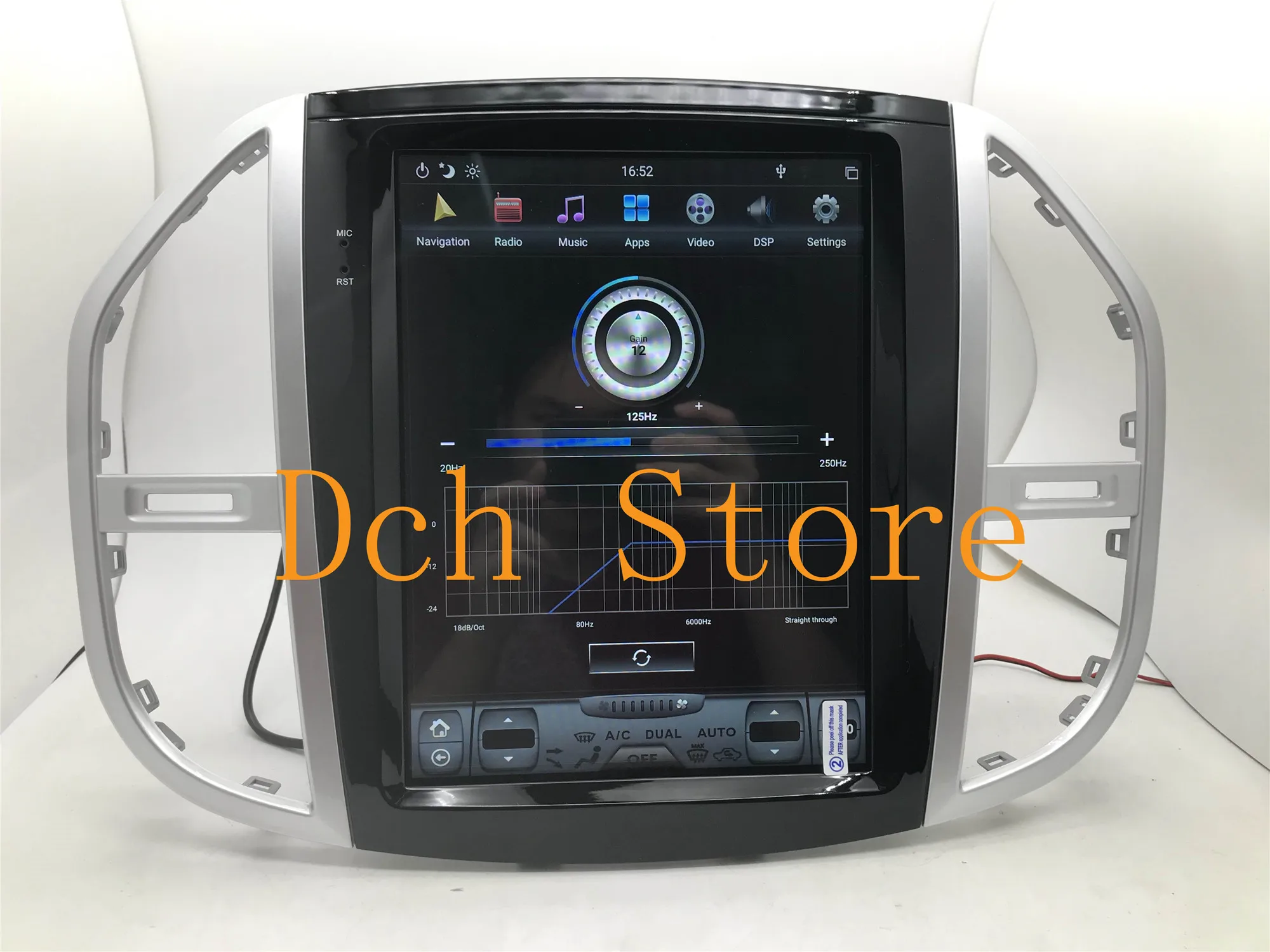 12 1 дюймовый вертикальный экран Tesla Style Android 9 0 автомобильный DVD GPS навигация плеер