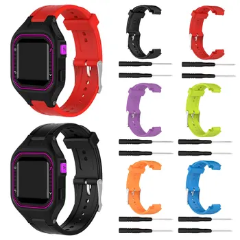 

TPU Sport Rubber Wriststrap For Garmin Forerunner 25 Bracelet Strap For Women Replacement Smart Watch Band With Tools Wristband