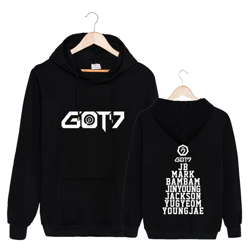 Толстовка с капюшоном и длинными рукавами GOT7 JACKSON MARK худи пуловеры оверсайз PG058 |