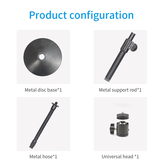 Supporto Per Webcam E Telefono SUNNINGUP | Braccio Flessibile A Collo D'Oca Per Logitech E Altri Dispositivi - Foto 3