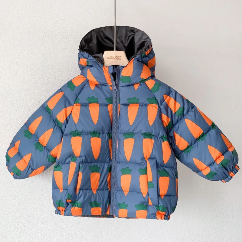 Зимние парки детские куртки для девочек и мальчиков, теплое Детское пальто из плотного бархата верхняя одежда для детей Верхняя одежда для малышей от 2 до 8 лет - Цвет: 4