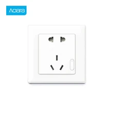 Aqara умная настенная розетка ZigBee Беспроводная Mijia телефонная управляемая настенная розетка переключатель работа для Xiaomi умный дом наборы приложение