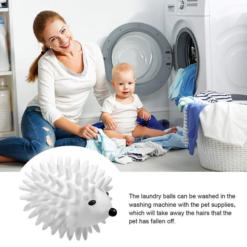 

Hedgehog Floating Fur Hair Lint Catcher Magic Drying Ball Laundry Wash Ball for Washing Machine Reusable Asesorio Para Laundry