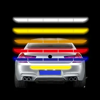 

Car Reflective Sticker Warning Strip Tape Traceless Protective Car Sticker Warn