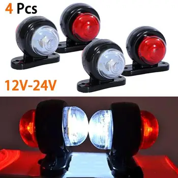 

2x 10-30V Truck Car Pickup Lamp Warning Signal Trailer LED Side Marker Light engineering vehicles Motorcycle night riding supply