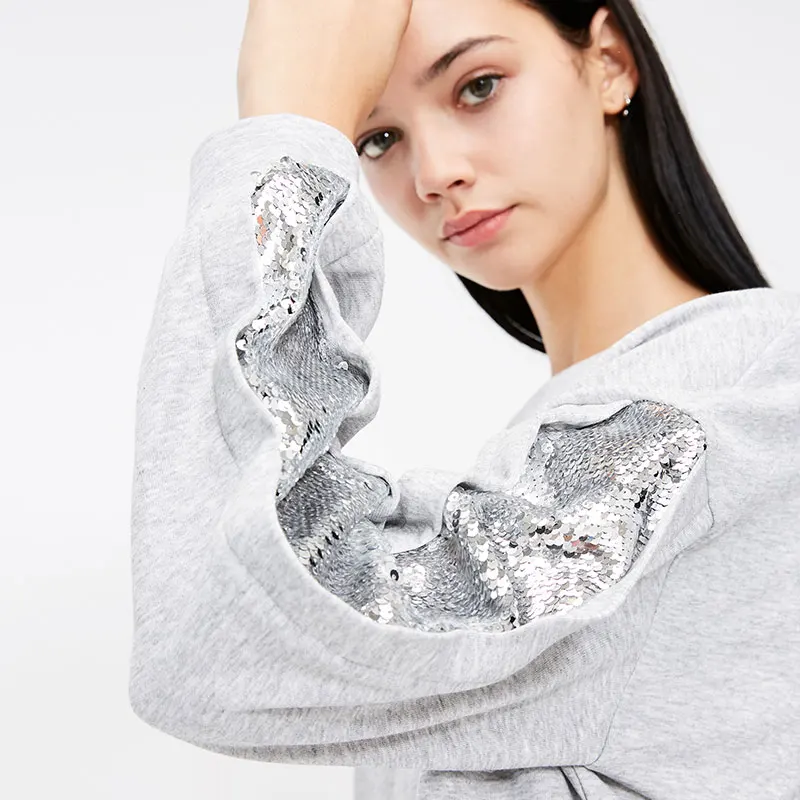 Vero Moda Новое поступление Женская толстовка с круглым вырезом и буквенным принтом | 318433513