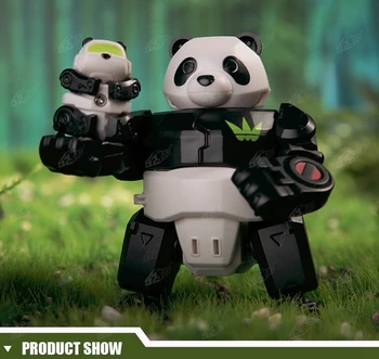 

Transformation 52TOYS BEASTBOX52TOYS deformation toy BEASTBOX beast series vigorous pill panda PVC Actin Figure Kid Doll