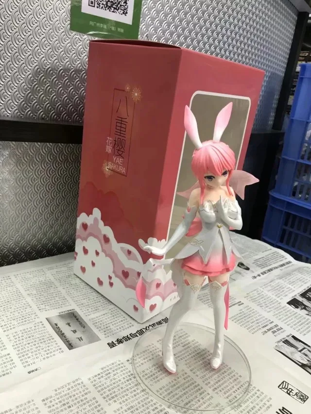Аниме игра Honkai Impact 3 Yae Sakura Heretic Miko свадебное платье стоящая позиция ПВХ экшн