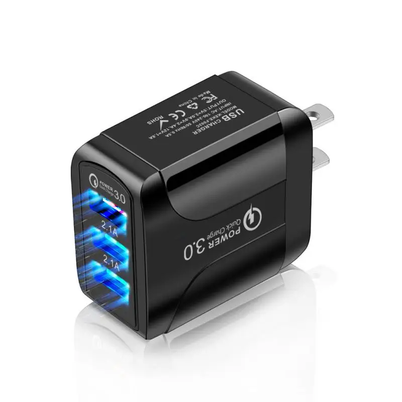 QC3.0 QC турбо Быстрая зарядка мульти вилка Мобильный телефон зарядное устройство USB