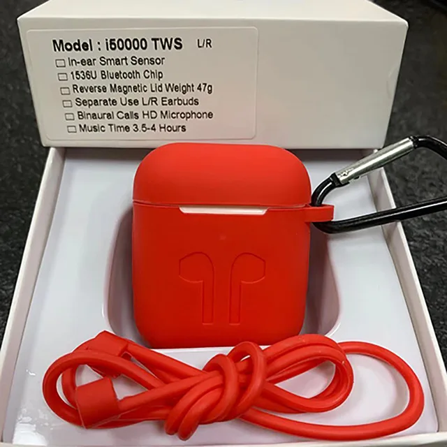 i50000-Red-kits I50000 TWS 1536U чип поддерживает ios13 система PK i10 i11 i12 i14 i30 i60 i80 i90 i90s i100 i200 i500 i1000 i3000 i2000 i5000 i9000 - Цвет: i50000-Red-kits