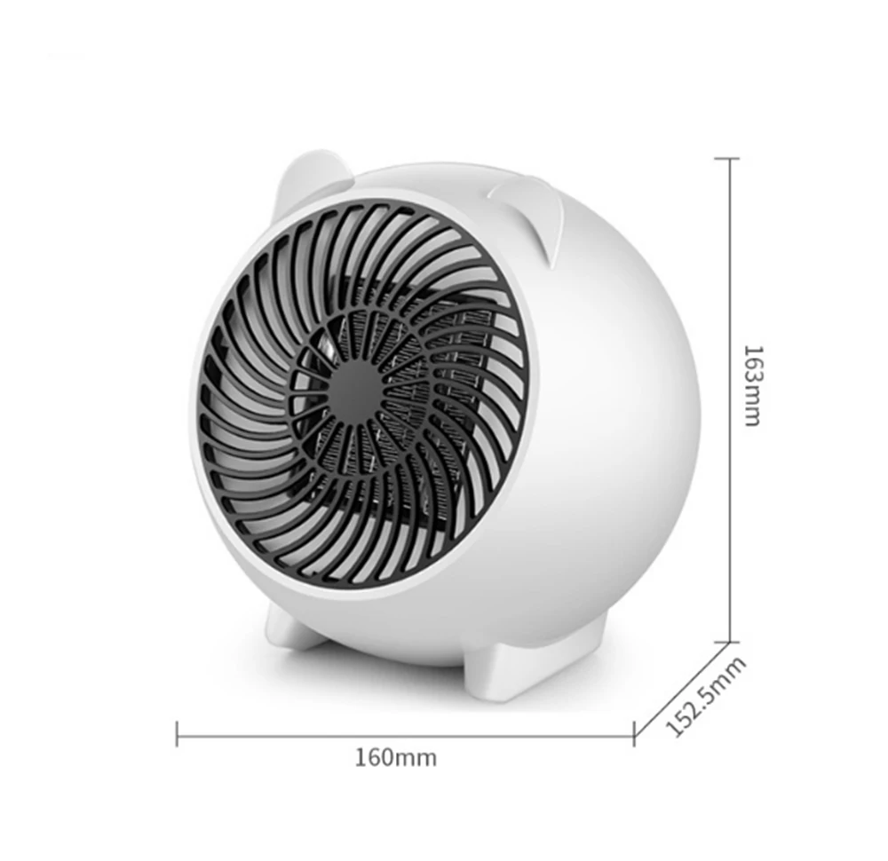 Синий/белый/розовый мини обогреватель милый обогреватель в мультяшном стиле Настольный для домашнего пользования умный обогреватель ЕС CN
