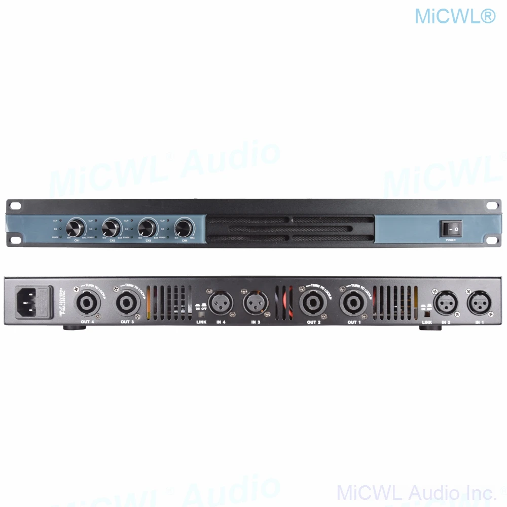 2800W Digital Power Amplifier Stage Audio Speaker