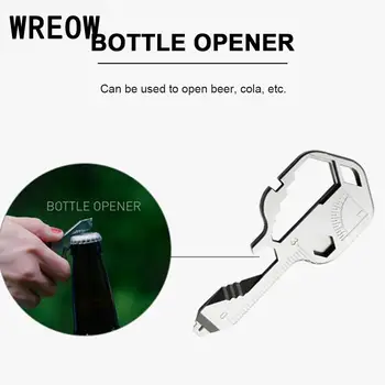 

24 in 1 Outdoor Multifunctional Tool Key Wrench Screwdriver Box Opener Y7