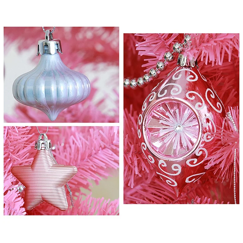 90Pcs Christmas Tree Decoration Simulation Christmas Decorative Pendant Christmas New Year Decorations for Home Decor