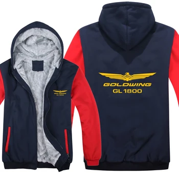 

For Goldwing GL1800 Hoodies Men Fashion Wool Liner Jacket Sweatshirts Hoody