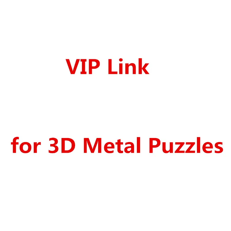 

Colorful 3D Metal Puzzle for VIP New Toys Home Decor