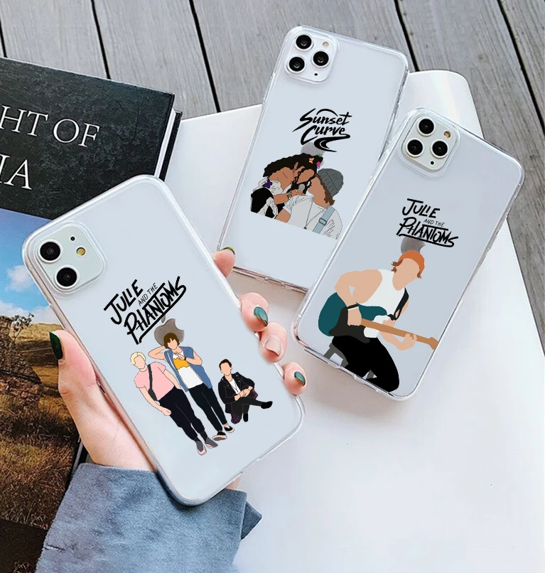 Чехол для телефона Julie and the Phantom Для iPhone 11 12 Pro XS MAX XR X 7 8 6Plus SE 2020 конфетный Мягкий