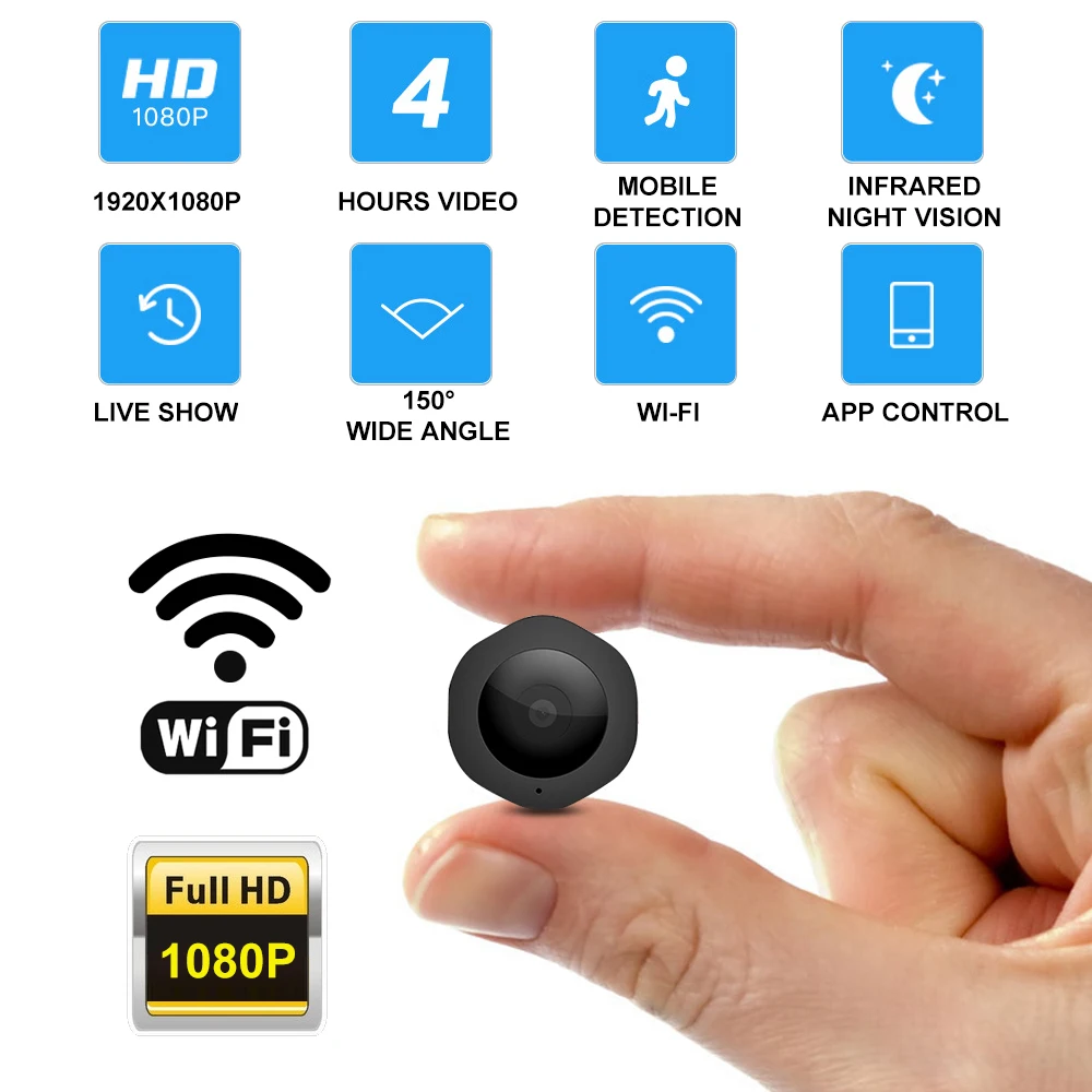 

SFIT DVR/WIFI Version H6 1080P HD Mini Wireless Cameras Hunting Outdoor Motion Detection Night Vision Micro Camera Trail Video
