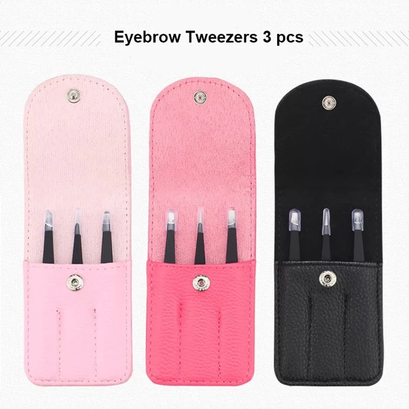 Eyebrow Tweezers Makeup Tools Accessory Stainless Steel Epilator Facial