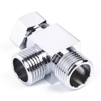 

G1 / 2 3-Way T-adapter Water Valve For Toilet Bidet Shower Head Diverter Valve