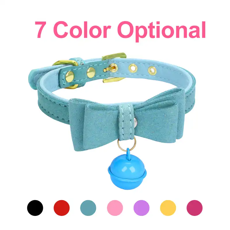 Collier En Daim Et Tissu Pu Pour Chien Et Chat Visage Muet Personnalise En Cuir Nœud De Cloche Doux Et Confortable Aliexpress Collier En Daim Et Tissu Pu Pour Chien Et Chat Visage Muet Personnalise En Cuir Nœud De Cloche Doux Et Confortable Aliexpress